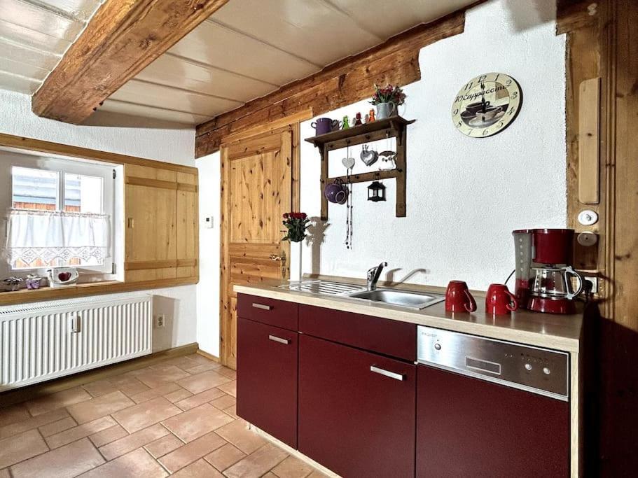 Rustikales Studio-Apartment Blockstube Im Haus Selma Grossschoenau Exterior photo