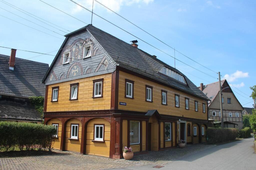Rustikales Studio-Apartment Blockstube Im Haus Selma Grossschoenau Exterior photo